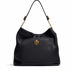 Tory Burch Black Chelsea Chain Hobo